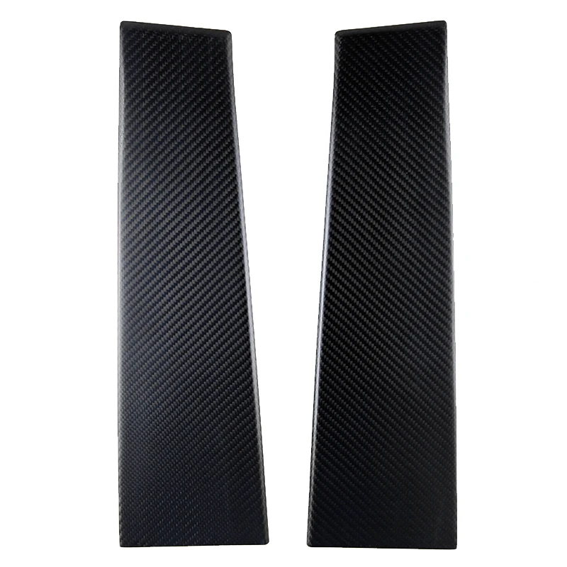 Brand New Carbon Fiber Material High Quality Door Panel B Pillar Covers 3K And Forged Glossy Decorate For Abarth 595 695