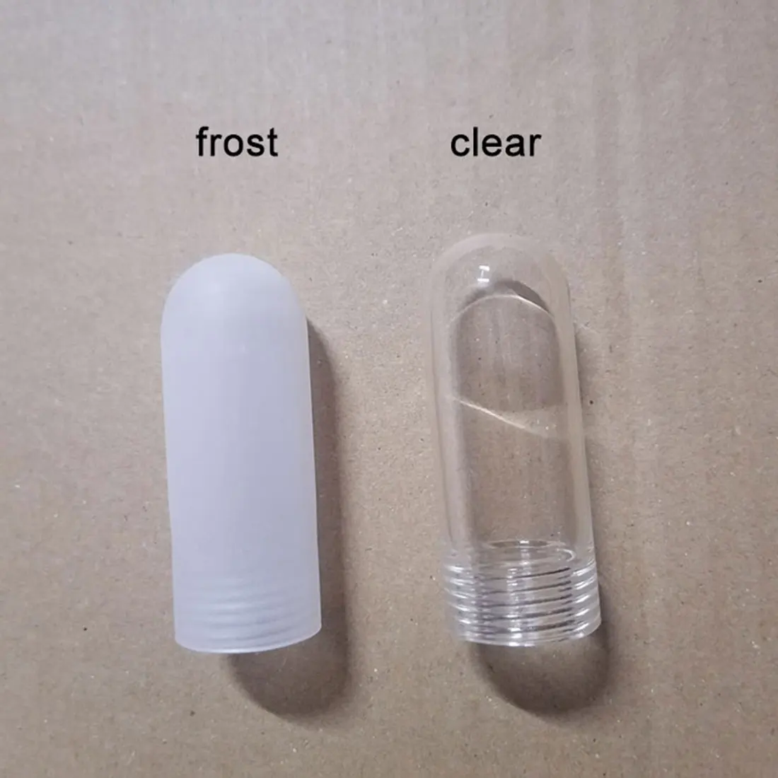 Tubular G9 Clear Glass Cover Threaded Neck Lamp Shade Replacement Sturdy Glass Protectant Tube Frost Cover for G9 Bulb