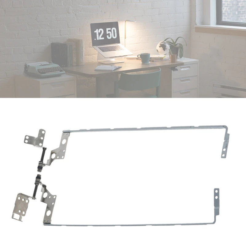 B0KA New Original Laptop LCD Hinges Set for . Ideapad 320-15IKB Isk Ast Abr 520 -15 330-15 320C Screen Hinge 2PCS Silver