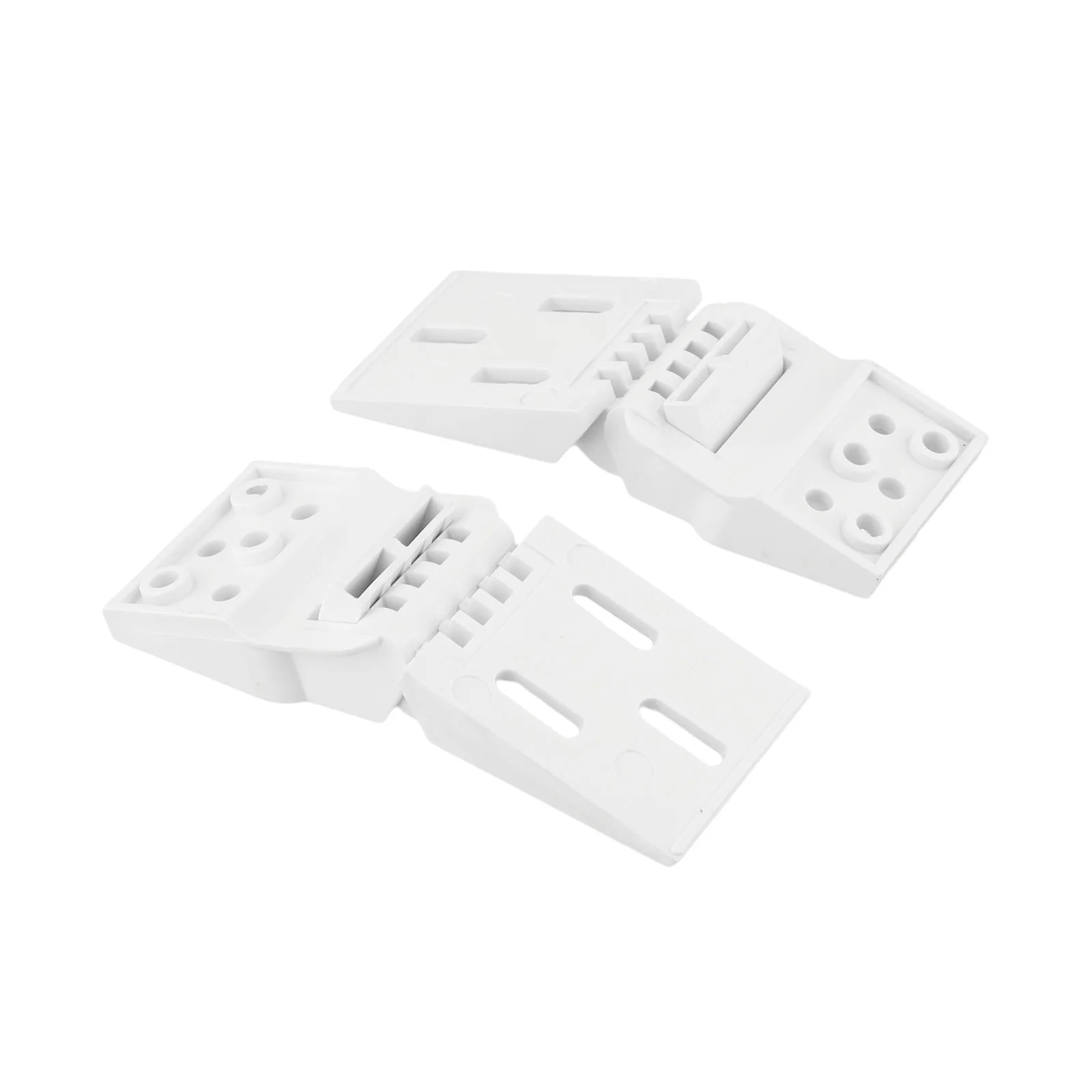 Plastic Hinge Set for Chest Freezers 2 Pack Folding Design with Enhanced Usability and Flexible Opening Angles
