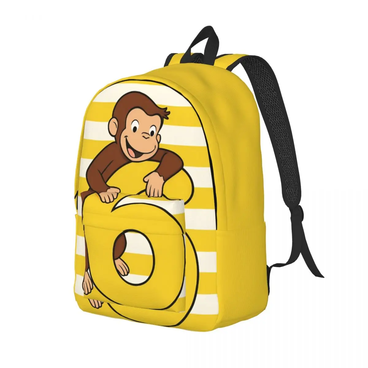 حقيبة ظهر جورج الغريبة للرجال والنساء، حقيبة ظهر رائعة للمشي لمسافات طويلة في المدرسة الثانوية والسفر، حقائب قماشية للكلية هدية