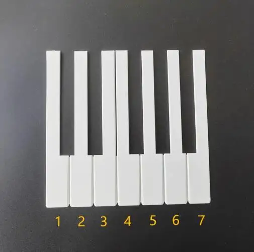 Piano accessories  white keys leather on the piece  Applicable to Y M H
