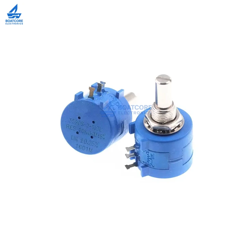 1PCS 3590S Multi-turn Potentiometer Adjustable Resistor 1K 2K 5K 10K 20K 50K 100K Ohm 3590 102 202 502 103 Precision Potentiomet