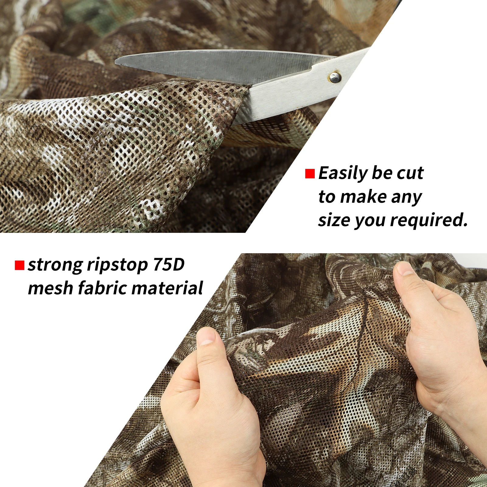 Red de camuflaje militar multiusos para acampar caza y exteriores - imagen 2