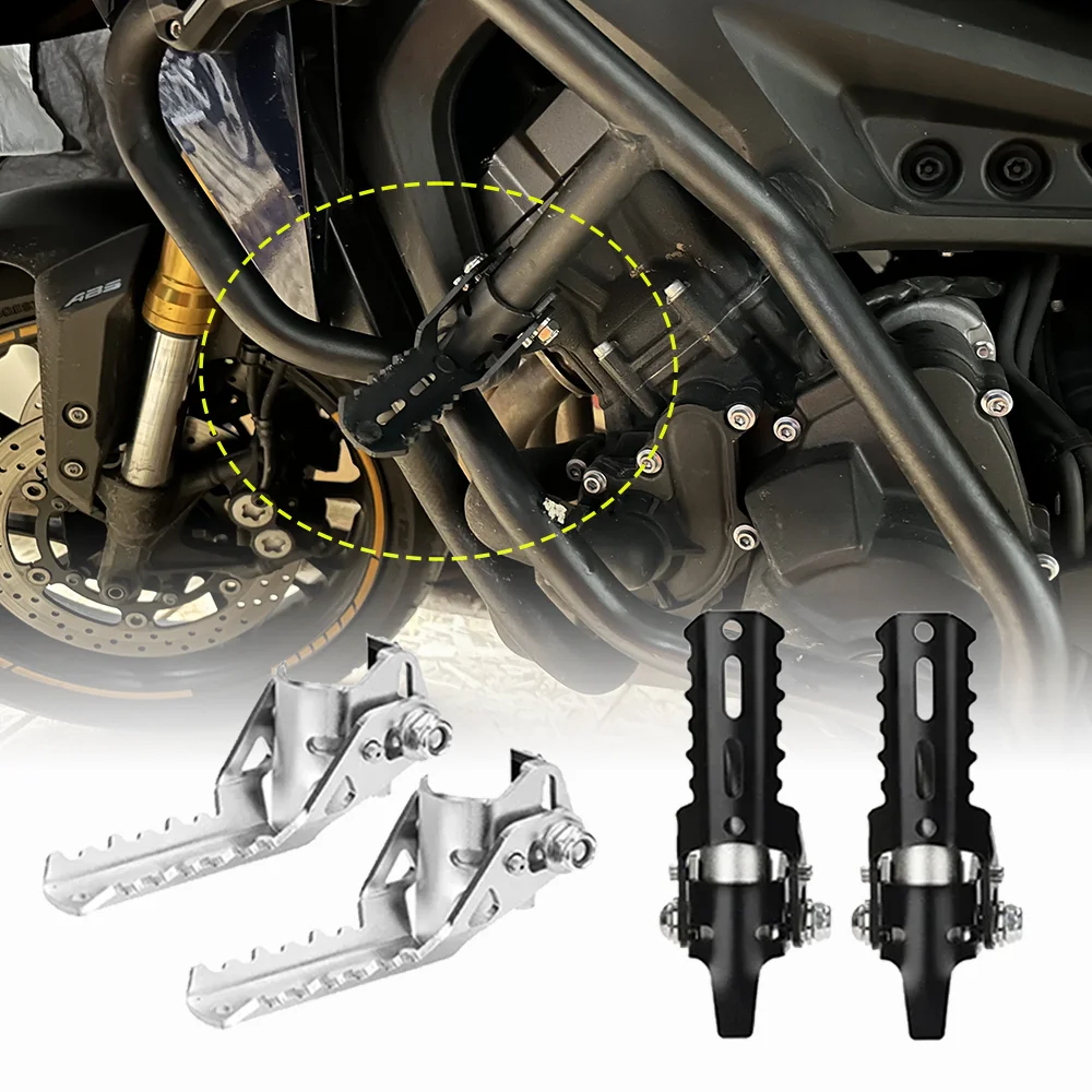 

Складная подставка для ног для BMW R1200GS R1250GS ForTriumph Tiger Explorer, для Honda X-ADV, универсальный аксессуар для бампера 22-25 мм