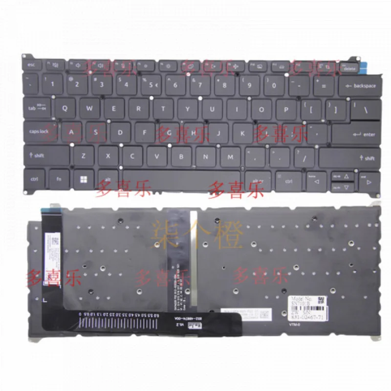 

AA New for acer SF314-512 SF314-59/71 N21H3 N21C2 SFX14 keyboard blacklight black