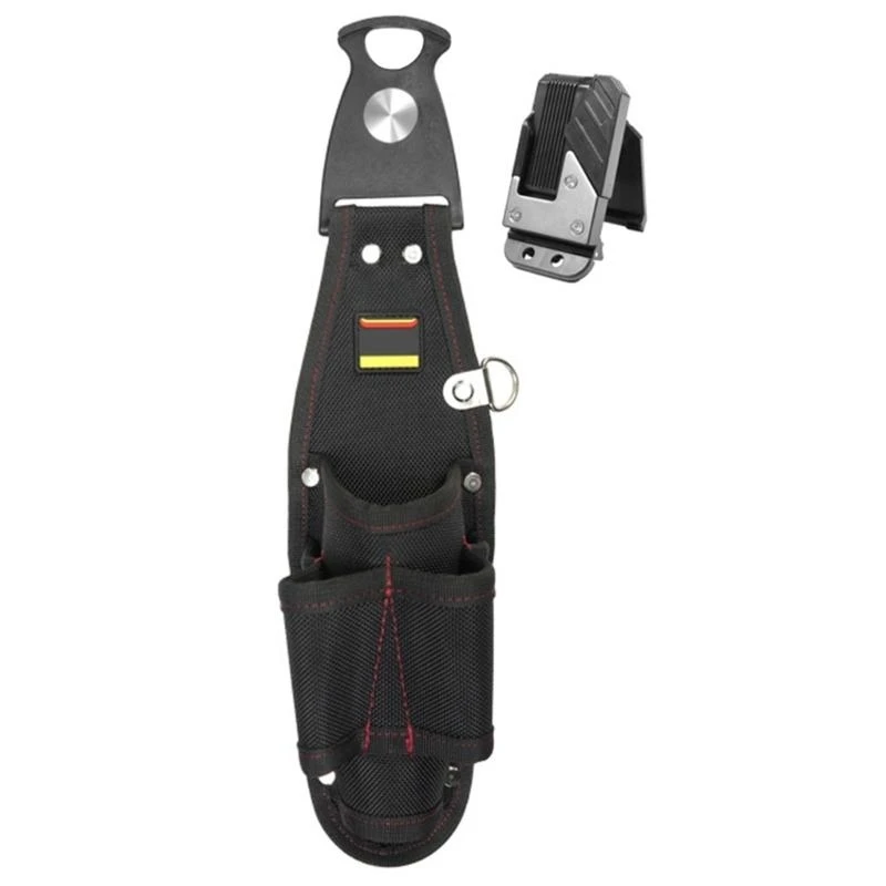 

Практичные вращающиеся поясные чехлы для инструментов для аккумуляторных отверток. Легкодоступные аксессуары для электриков.