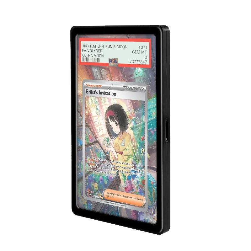 بطاقات البوكيمون عرض PTCG Erika أنيمي لعبة جمع توسيع الهدايا الفنية ذاتية الصنع الاكريليك واقية المفاتيح اللعب #3