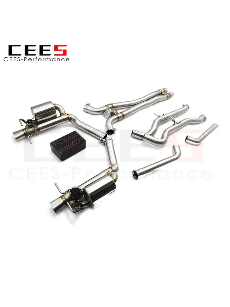 CEES Catback Exhaust For Mercedes-Benz E63 AMG 4.0T 2018-2023 Escape Stainless Steel Exhaust Pipe Muffler