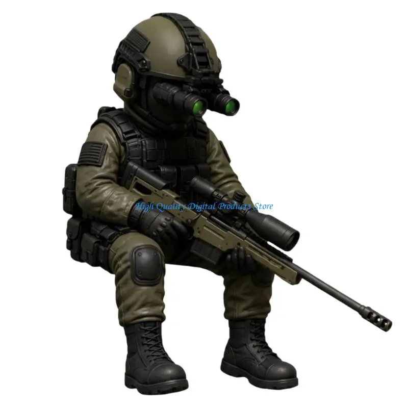 U2JE Miniature Soldier Action Figure Collectible Display Model Desk Decors Gifts