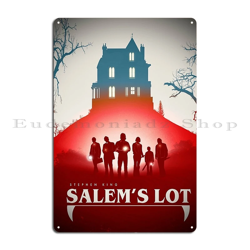 Salems الكثير ستيفن كينغ علامات معدنية المرآب مخصص خمر الديكور نادي Salems الكثير ستيفن كينغ تين تسجيل ملصق
