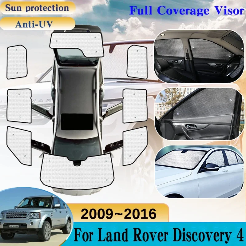 

Car Covers Sunshades For Land Rover Discovery 4 LR4 L319 2009~2016 Windshield Windows Anti-UV Sun Protection Visor Accessories