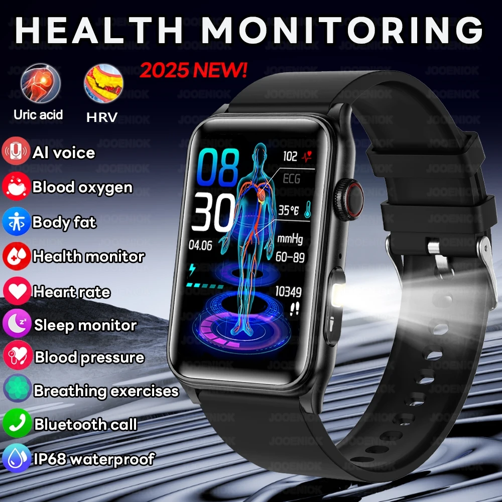 

2025 New AI Health Manager Smart Watch Men Blood Pressure Blood Oxygen Sports Bluetooth Call Waterproof For Xiaomi Health Watch
