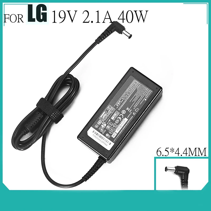 LG 모니터 LCD TV AC 어댑터 전원 공급 코드, 19V, 2.1A, 1.6A, 32LH510, LCAP21C, LCAP25B, ADS-45SN-19-3, E2251S, E2251T, E2051S