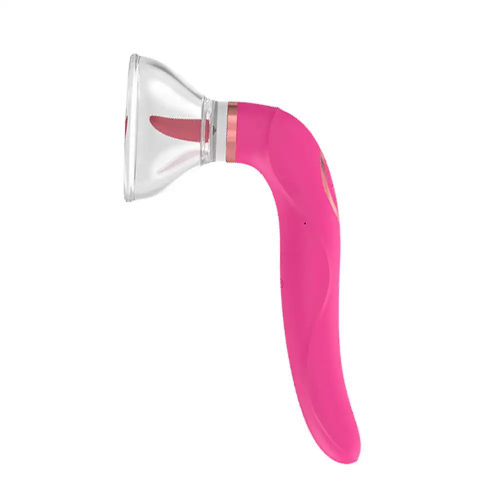 Female Vibrator 10 Frequency Vibration Masturbator Sex Tool Silicone Simulated Tongue Adult Toy