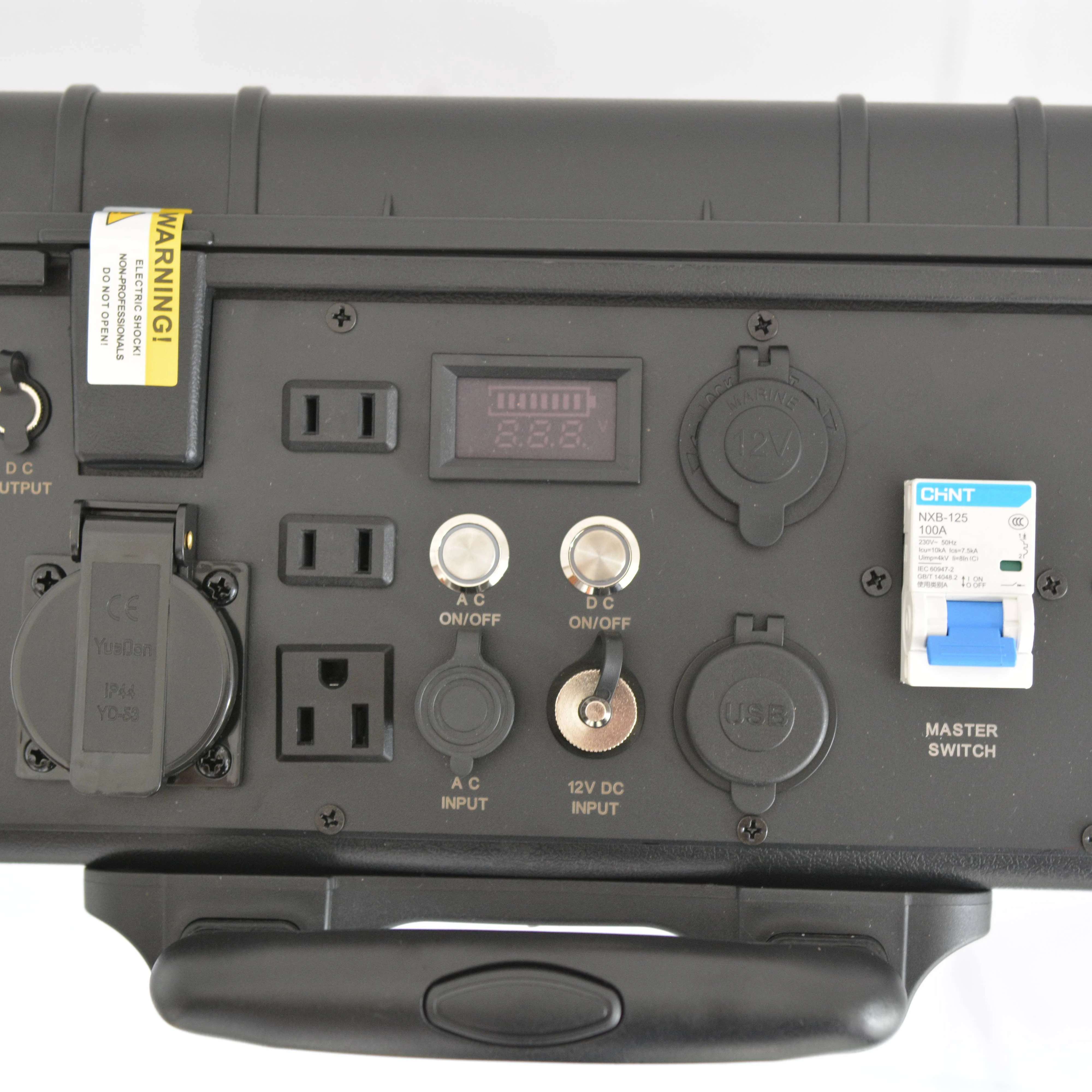 NewLithium Energy Storage Battery Pack Solar Generator Power Bank  5000W 2000W Portable AC Power Station