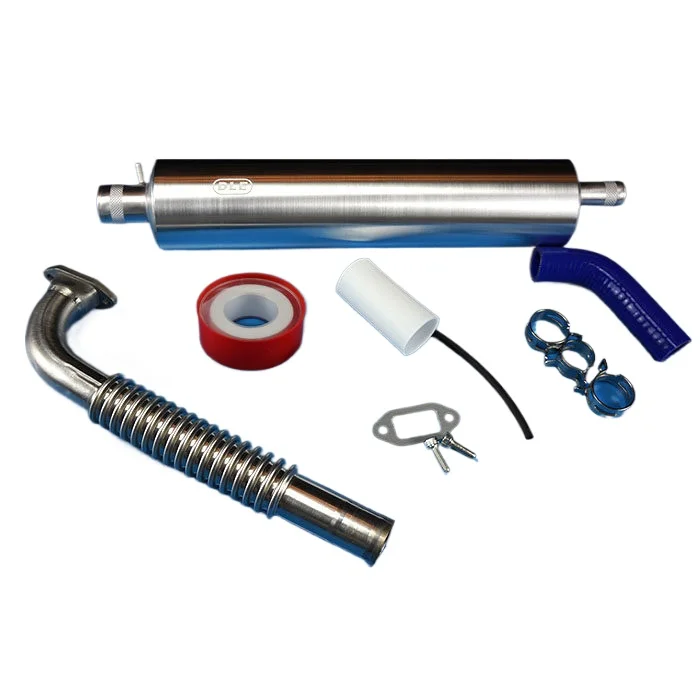 Long Exhaust Pipe Connecting Pipe Corrugated Pipe Fluororubber Hose DLE111CC Engine Model Metal Long Exhaust Accessories