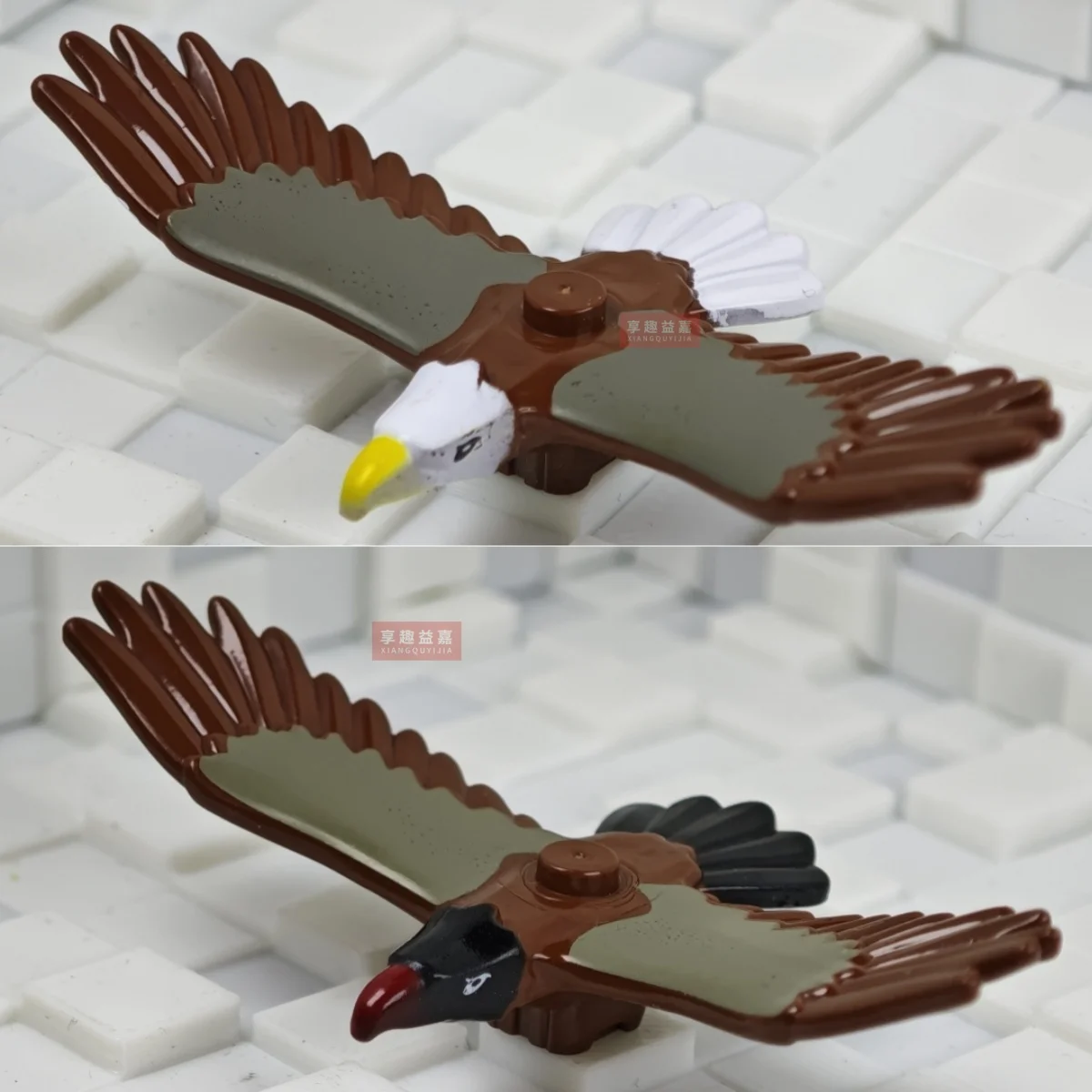 MOC City Animal Building Block Figures Eagle Owl Panda Parrot Seagull Penguin Zoo Fram Horse  Pig Accessories Bricks Toy Gift