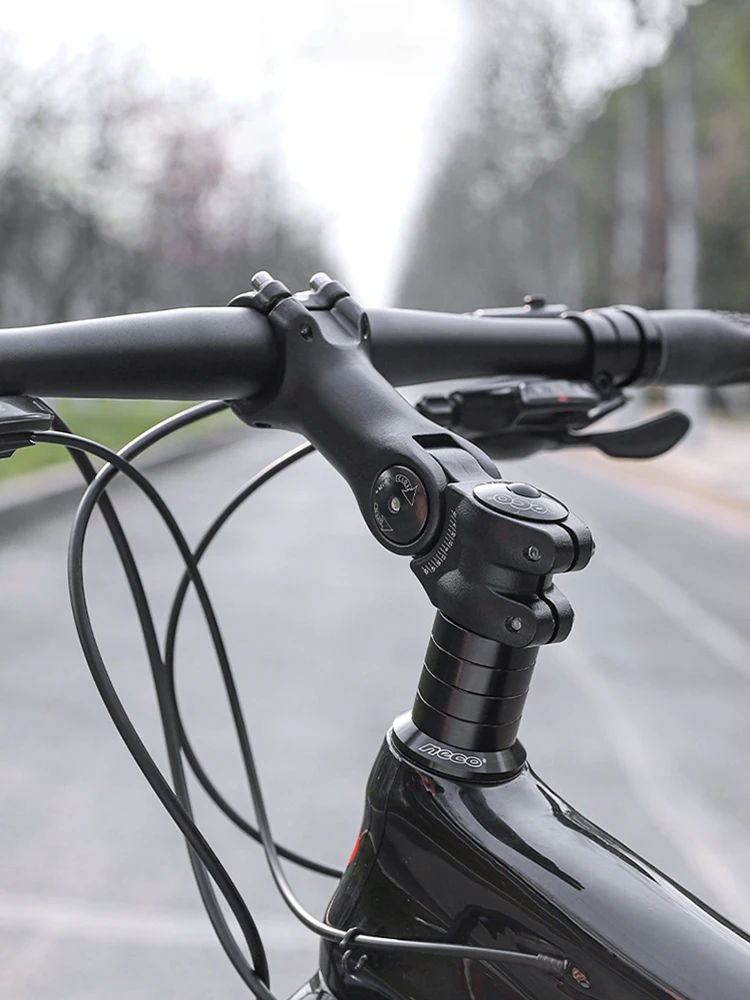 Mountainbike Erhöhen Aufrecht Fahrrad Vorbau Aluminium Legierung 25,4/31,8mm Kaliber Einstellbare Höhe Enhancer Lenker Zubehör