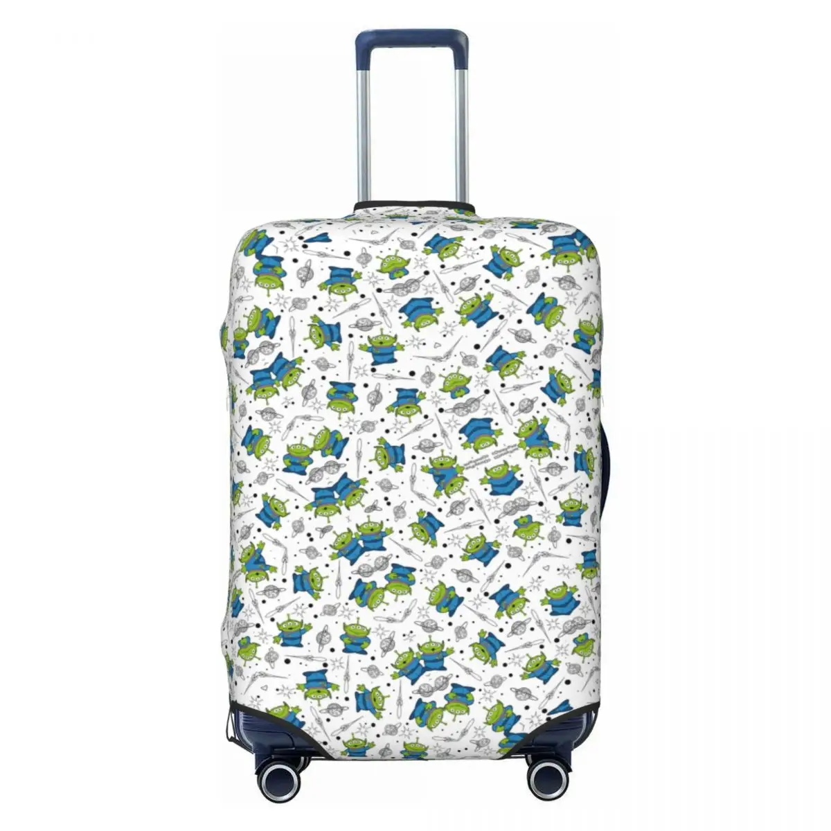 

Винтажный чехол для чемодана «История игрушек», моющийся защитный чехол для багажа с изображением пиццы, планеты инопланетянина для 18-32 дюймов