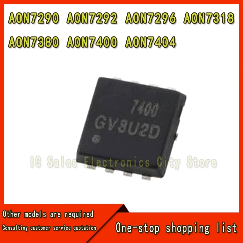 (10piece)100% New AON7290 AON7292 AON7296 AON7318 AON7380 AON7400 AON7404 QFN-8 Chipset