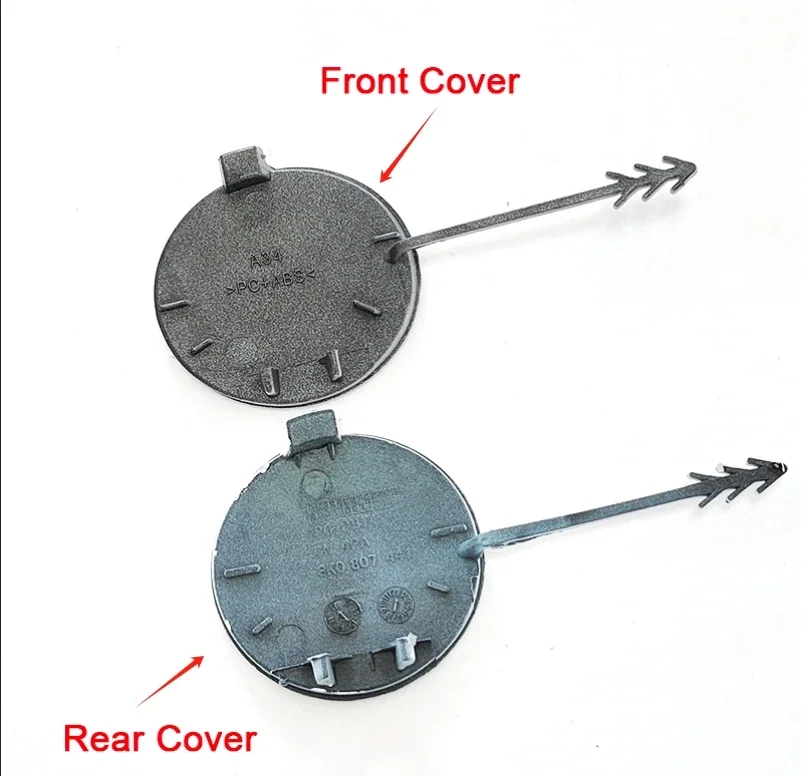 For Audi A4 B8 2009-2012 8K0807241 8K0807441 Car Front Rear Bumper Towing Tow Hook Eye Cover Cap
