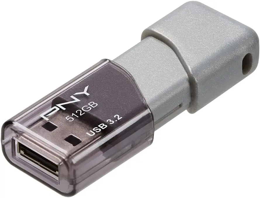 

Флеш-накопитель USB 3.2 на 512 ГБ, серебристый, высокоскоростная передача данных 100 МБ/с для хранения данных (1 шт.)