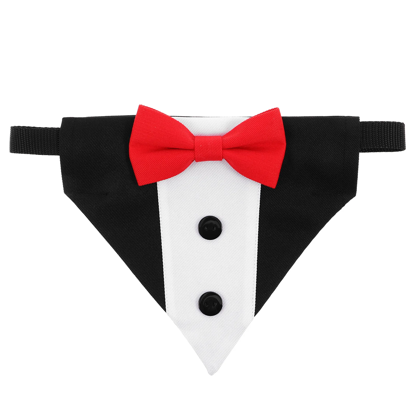 وشاح مثلث للحيوانات الأليفة، نمط منقوش، مادة ماصة، ملابس للكلاب، مريحة تناسب مقاسات مختلفة للحفلات والاستخدام اليومي