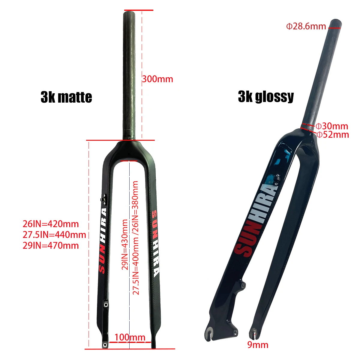 SH-MK200 26 Inchaspoked Wheelse Carbon Fiber Customized Logo Mountain Bikes 24 Inch Bicycle Fork Carbon Fibre