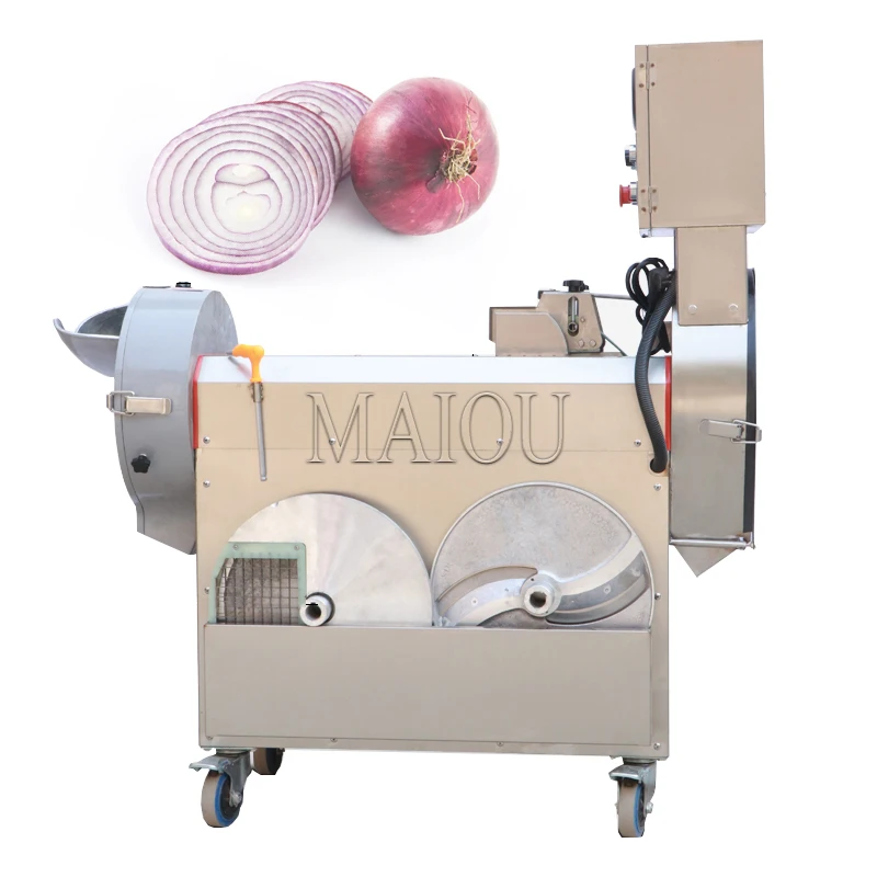 Commercial Vegetable Cutting Machine Stainless Steel Multi-Function Dicer Slicer Carrot Onion Potato