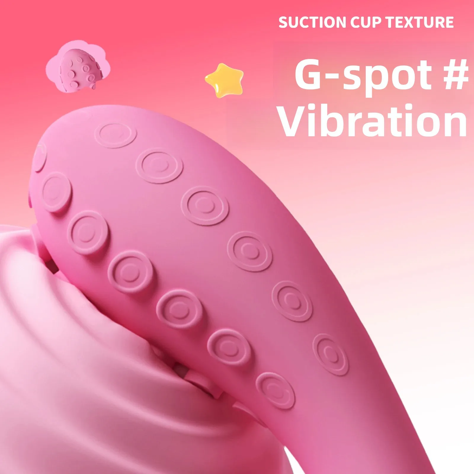 الأخطبوط مصاصة هزاز 10 وضع G-بقعة لعبة الجنس للنساء ، محفز المهبل/الشرج ، لعبة متعة الكبار USB قابلة للشحن #3