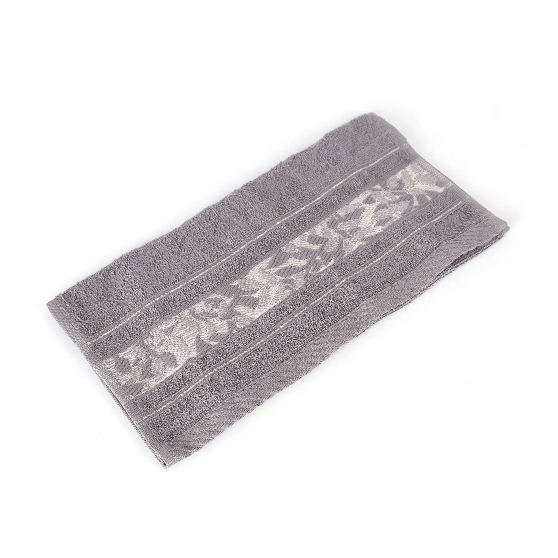 Leaf Embroided 1 Pcs %100 Turkish Cotton Bathtowel Soft Super Absorbent 50x90 cm Hand Face Towel For Bathroom Hotel Sauna