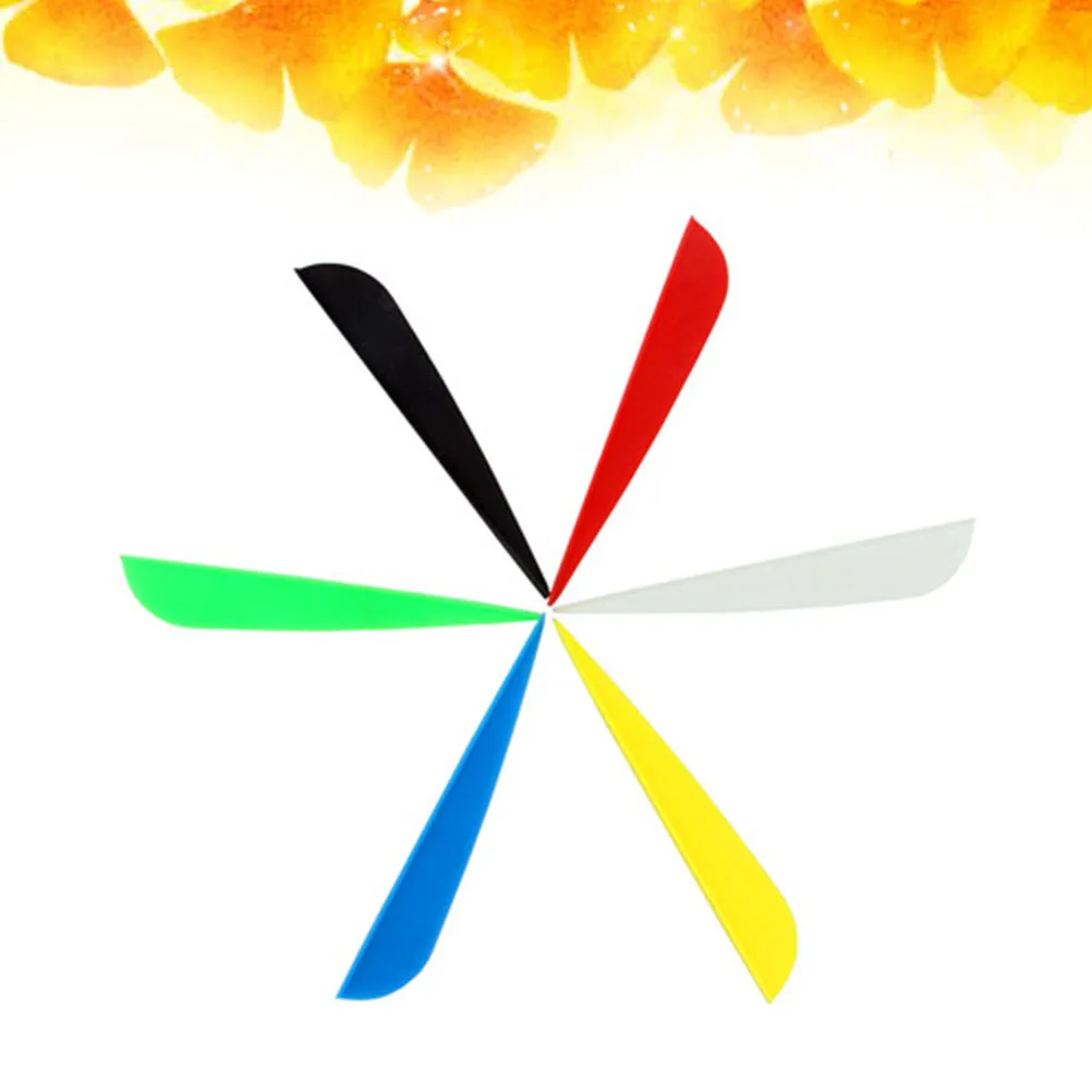 

27 Pcs Arrow Fletching Durable Archery Vane Fletching Wing Glassfiber Material Easy Adhere Shaft 3D Bows Accessories