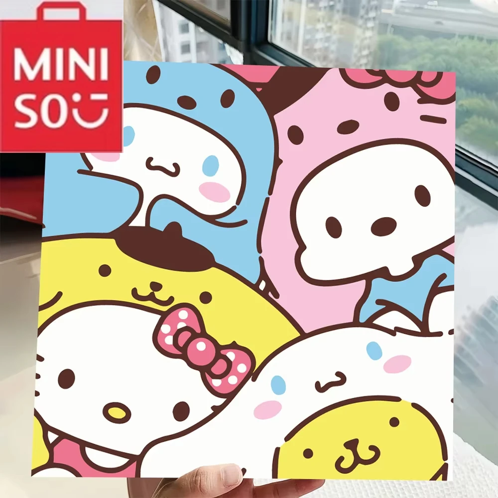 

MINISO картина маслом по номерам Sanrio Hello Kitty Melody Arts креативный хобби рисунок ремесло домашний декор рамки