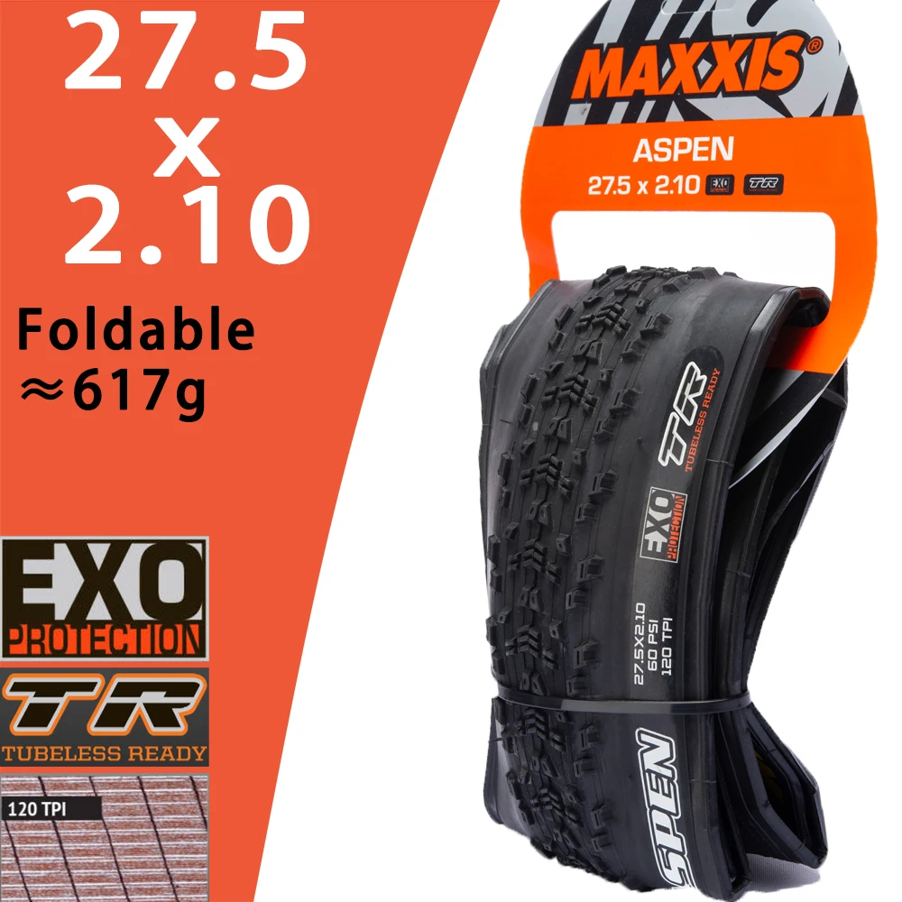 MAXXIS ASPEN ST MTB TUBELESS TIRES RIM 29 27.5 INCH 27.5x2.25 29x2