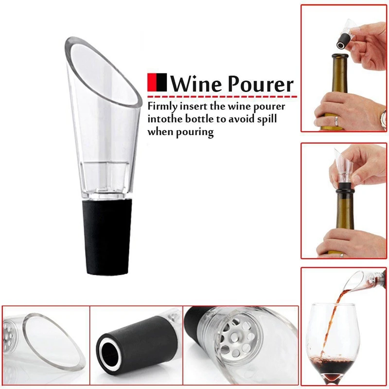 8 Pcs Wine Opener Set, Air Pressure Pump Bottle Opener Gift Box Includes Wine Opener Kit