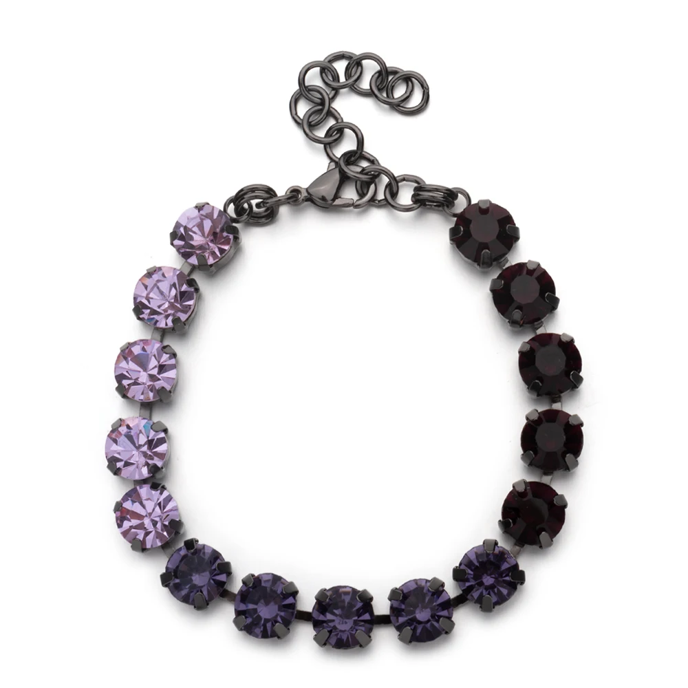 Geometric Crystal Beaded Bracelet for Women