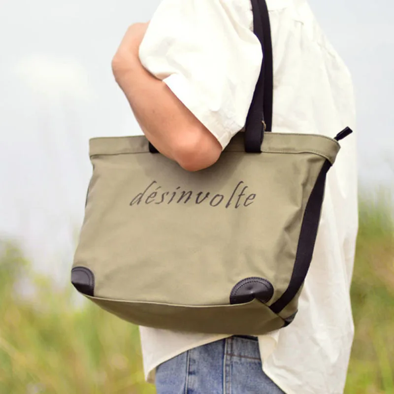 

AETOO New summer versatile and simple single-shoulder canvas bags with large capacity for both men and women, cloth bags, class