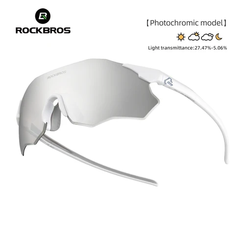 ROCKBROS gafas de ciclismo fotocromáticas/polarizadas UV400 gafas de sol MTB gafas de bicicleta de carretera gafas a prueba de viento gafas de protección
