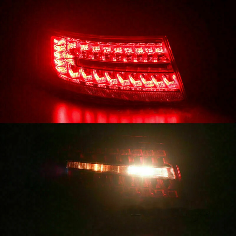 Passenger Left Side LED Rear Outer Tail Light Lamps For Left-Hand Drive Vehicles For Audi A6 S6 2009-12 LH