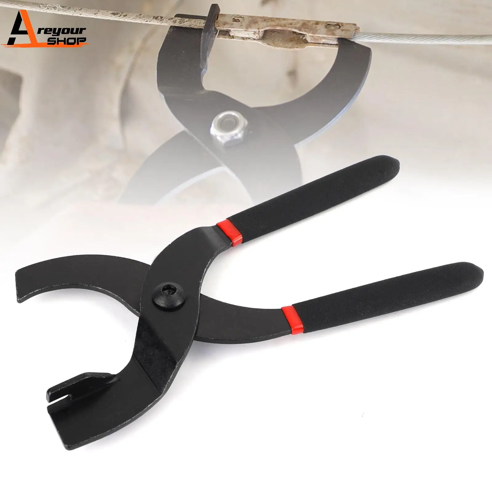 Areyourshop 44220 Emergency Brake Cable Release Tool for Servicing Rear Brakes Steel Car Auto Accessories Parts