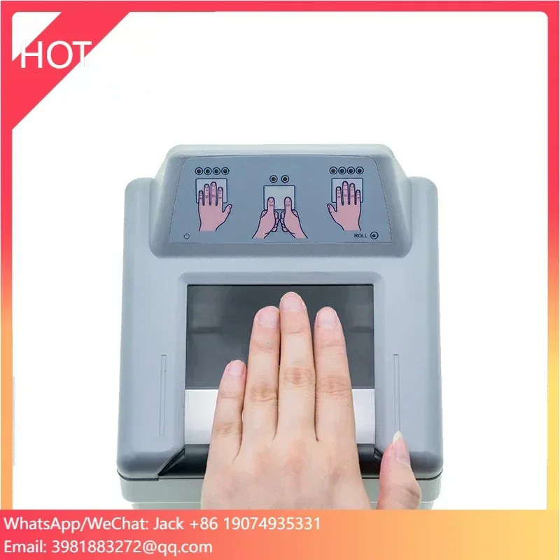 

HFSecurity Bio8plus Live Fingerprint Detection KYC Project Ten Finger 442 Biometric Digital Person Fingerprint Scanner