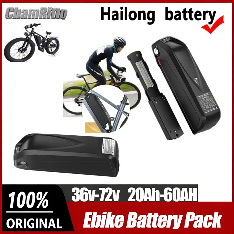 

ChampionHailong Battery 36V 48V 52V 72V 20Ah 30Ah 40Ah 50Ah For Bafang BBS02 BBS03 BBSHD Motor Hailong Battery Delivery Within 7