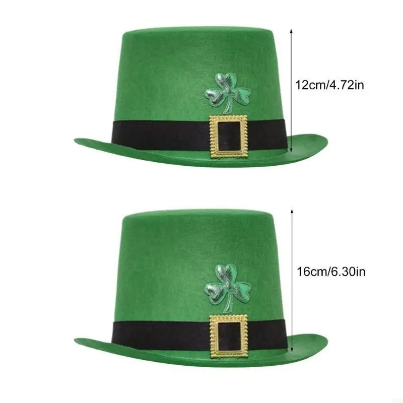 195E StPatrick groene Shammock hoge hoed Ierse nationale feestdag viering rekwisieten hoge hoed