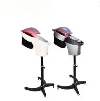 

Stand Salon Hair Steamer Luxury 7 led lights Style Beauty Plastic Color Feature Automatic Material