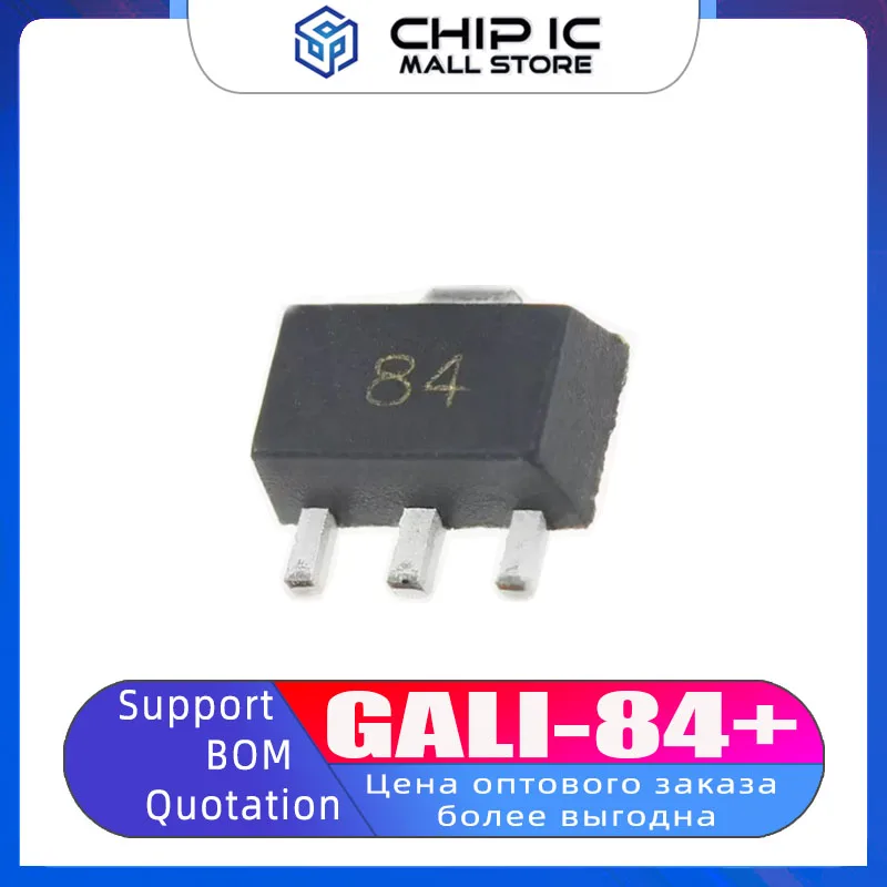 GALI-84+ GALI-84 Silkscreen 84 Package SOT-89 RF Microwave Chip New Original Stock