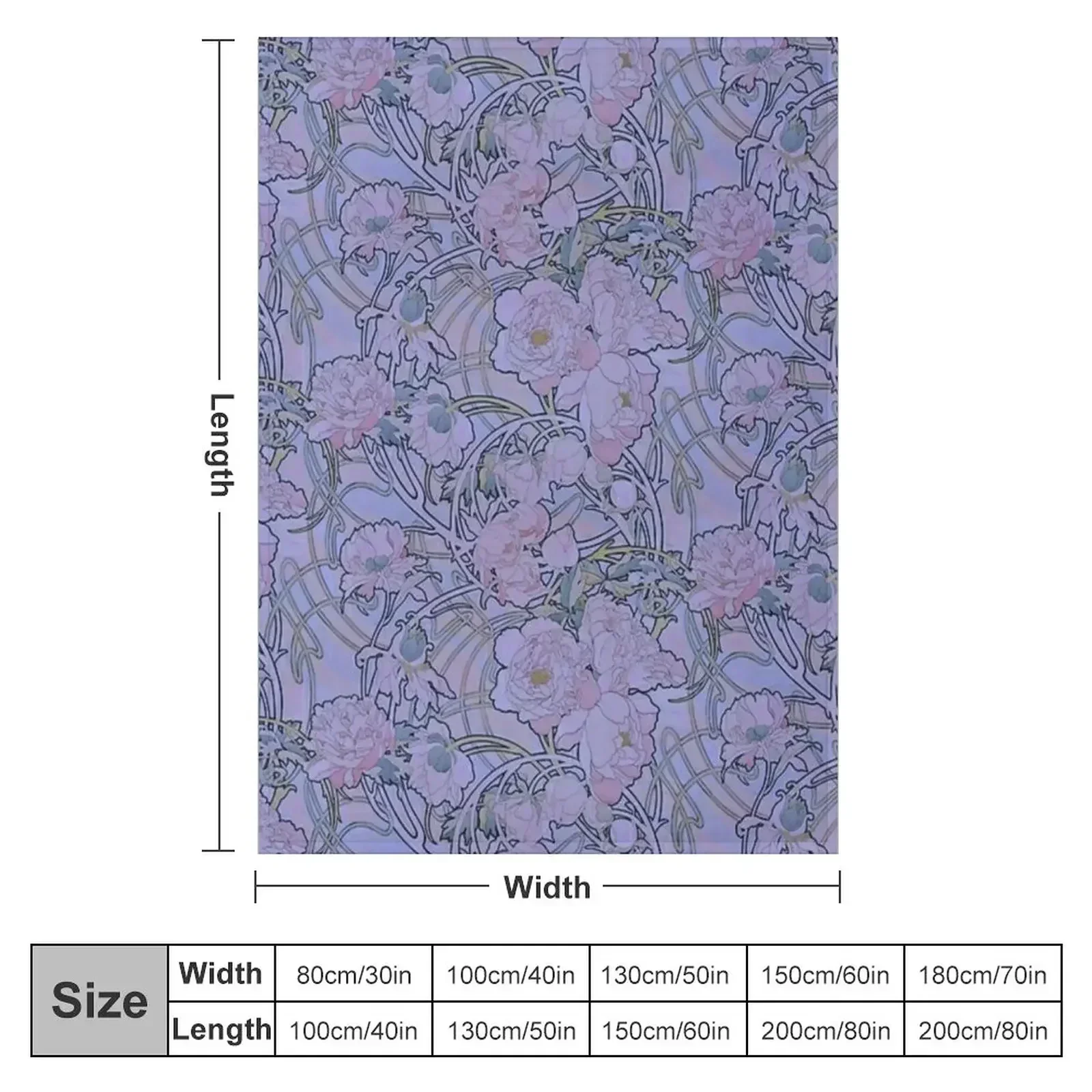New Alphonse mucha - flowers,N?07. Throw Blanket Fashion Sofas heavy to sleep Blankets For Baby bed plaid Hairys Baby Blankets