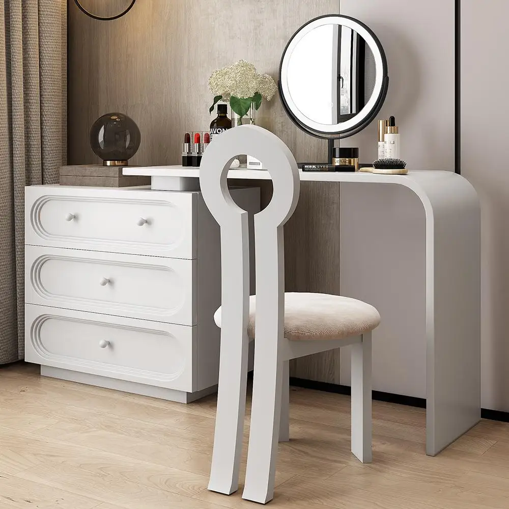 이탈리아 미니멀리스트 서랍장 통합형 침실 모던 미니멀리스트 수납 화장대