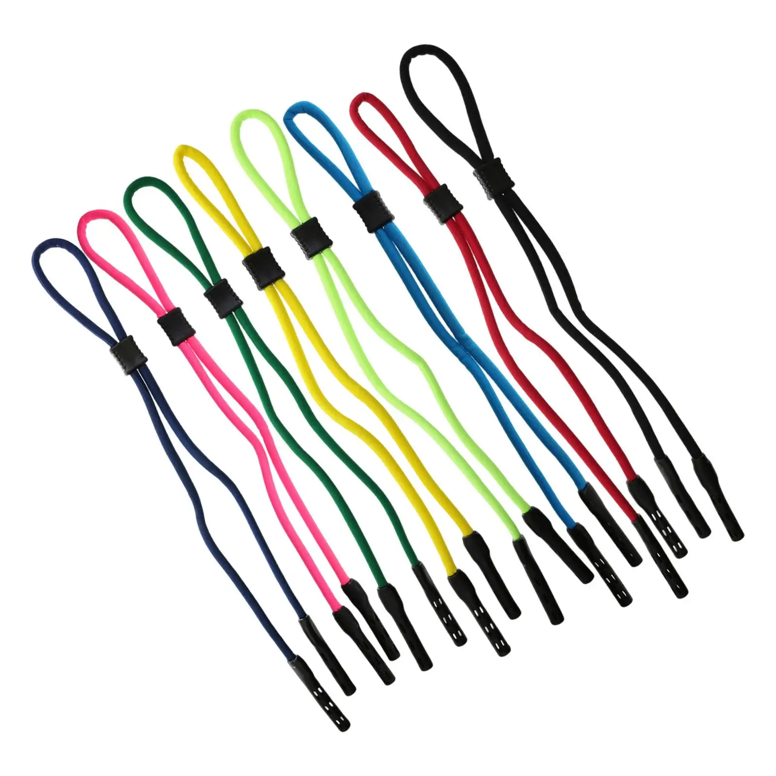 8Pcs Glasses Strap Anti Slip Anti Lost Lightweight Eye Glasses String Sunglass Strap for Running Biking Climbing Fishing Women