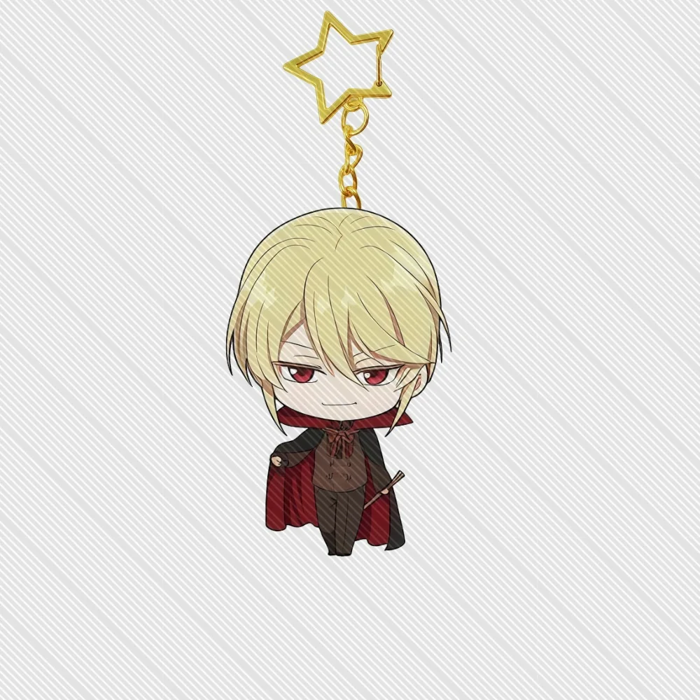 6CM Hot Anime MORIARTY THE PATRIOT Acrylic Keychain Model Cosplay Charm Characters Ornament Accessories Goods Collection Gifts